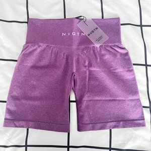 NWT NVGTN Violet Pro Seamless Gym Shorts XS S M